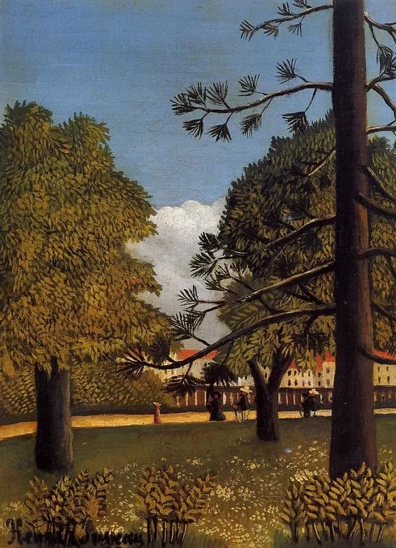 Veduta del Parco di Montsouris, 1910